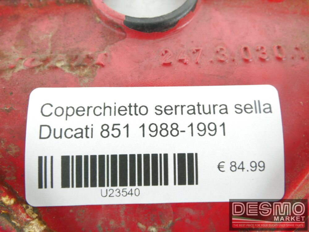 Coperchietto serratura sella Ducati 851 1988-1991