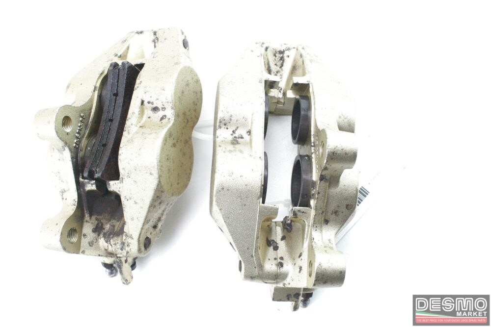 Coppia pinze freno anteriori Brembo oro 65mm Ducati Aprilia Guzzi