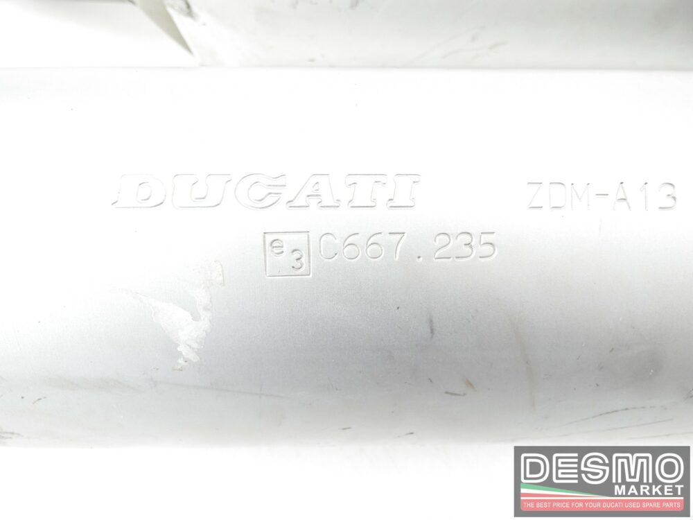 Coppia silenziatori scarico Ducati Monster 600 750 900 1994 1997