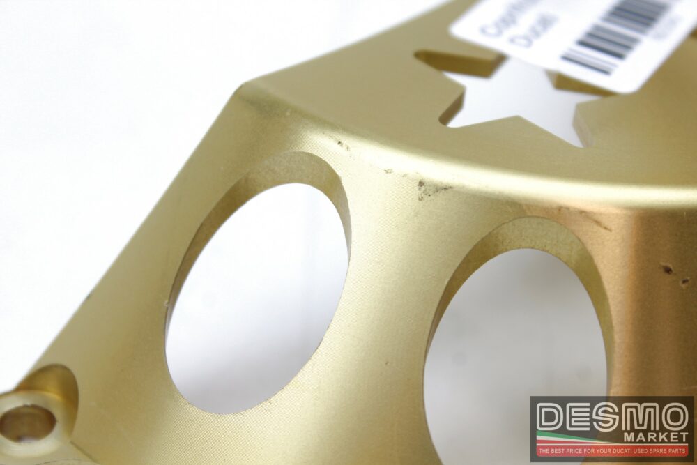 Coprifrizione ergal Giallo CNC Ducati