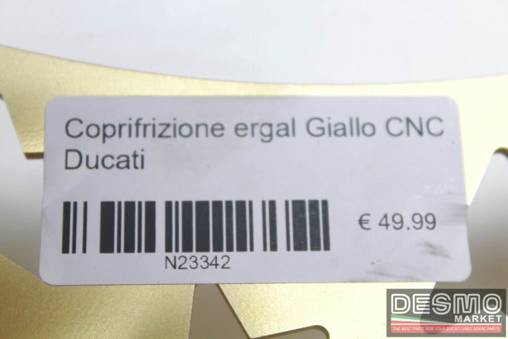 Coprifrizione ergal Giallo CNC Ducati