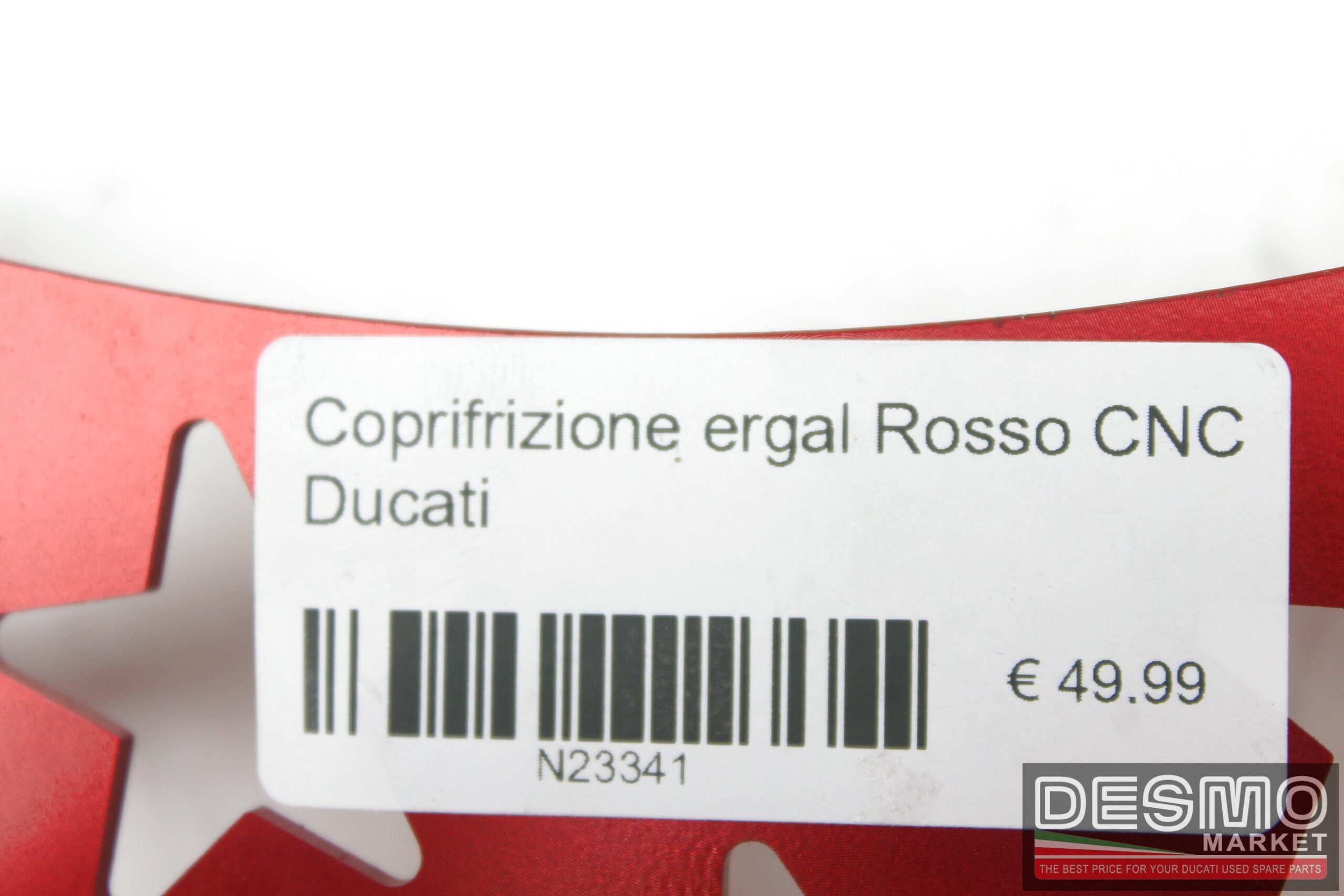 Coprifrizione ergal Rosso CNC Ducati