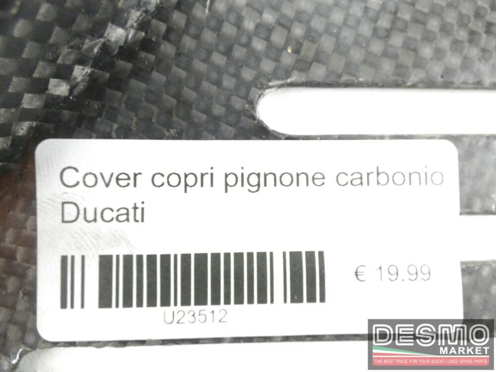 Cover copri pignone carbonio Ducati