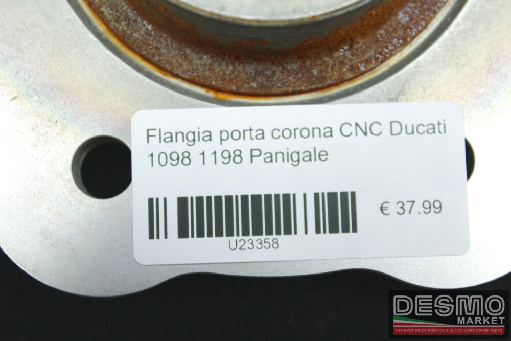 Flangia porta corona CNC Ducati 1098 1198 Panigale