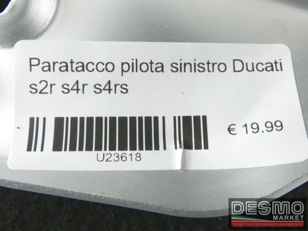 Left pilot heel guard Ducati s2r s4r s4rs - Image 4