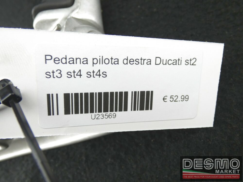 Pedana pilota destra Ducati st2 st3 st4 st4s