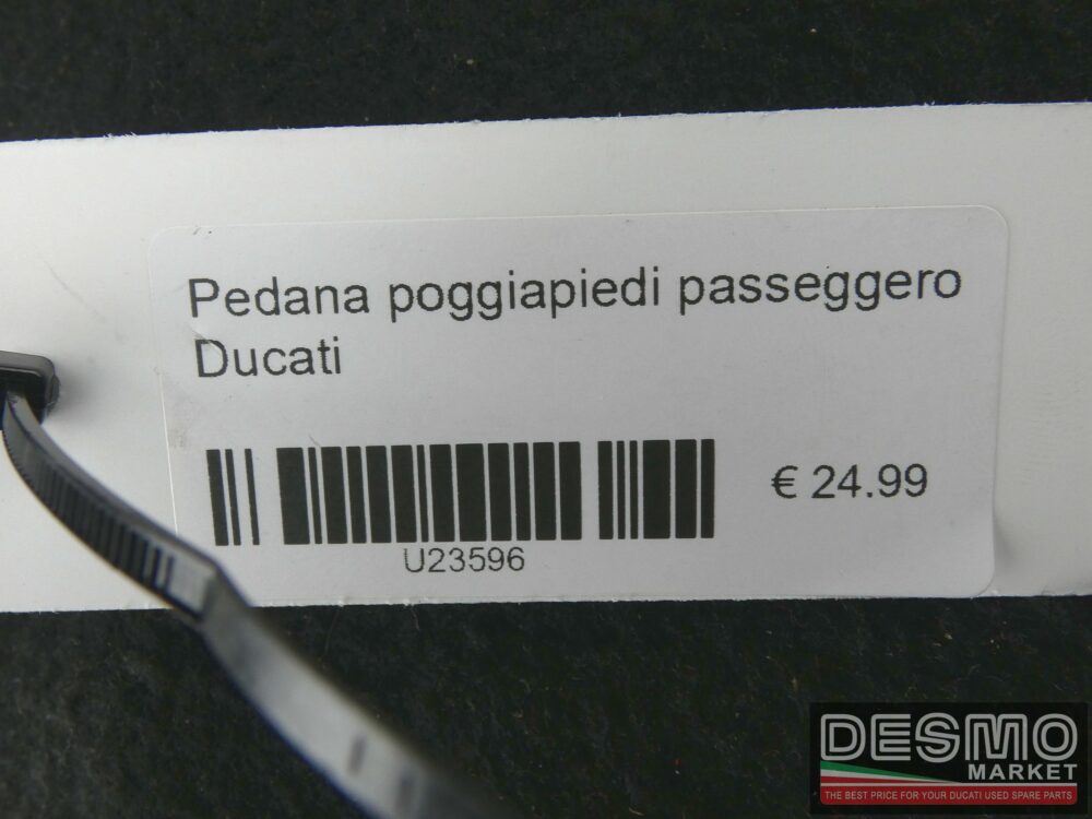 Pedana poggiapiedi passeggero Ducati