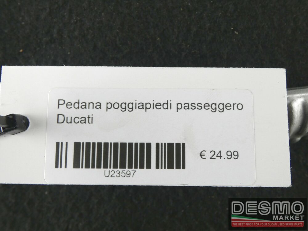 Pedana poggiapiedi passeggero Ducati