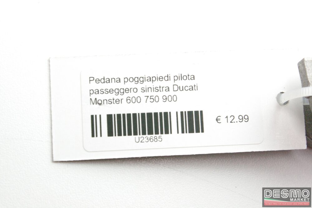 Rider footrest passenger left Ducati Monster 600 750 900 - Image 3