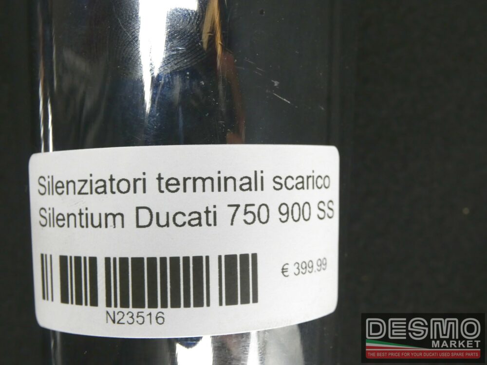 Silenziatori terminali scarico Silentium Ducati 750 900 SS