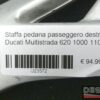 Right passenger footrest bracket Ducati Multistrada 620 1000 1100 - Image 8