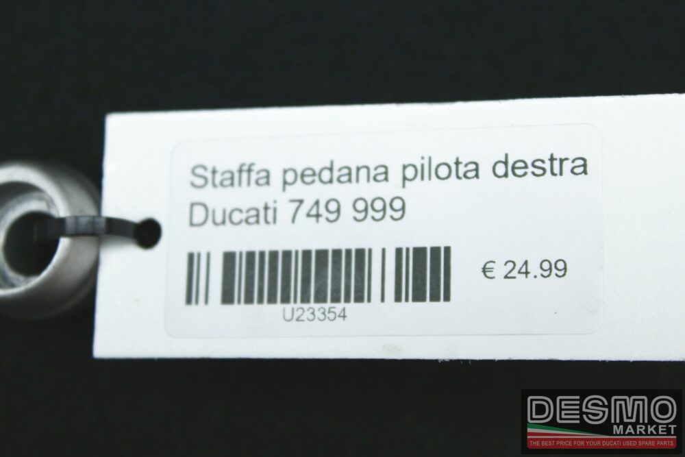 Staffa pedana pilota destra Ducati 749 999