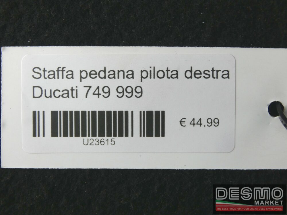 Staffa pedana pilota destra Ducati 749 999