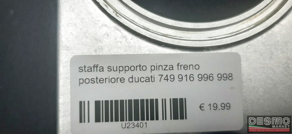 Staffa supporto pinza freno posteriore Ducati 749 916 996 998