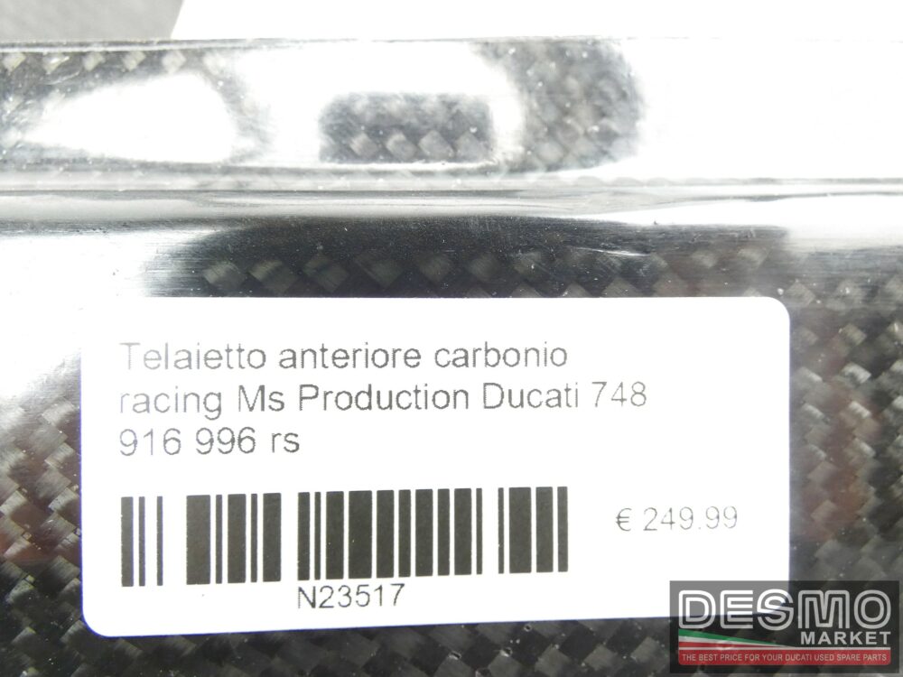 Telaietto anteriore carbonio racing MsProduction Ducati 748 916 996 RS