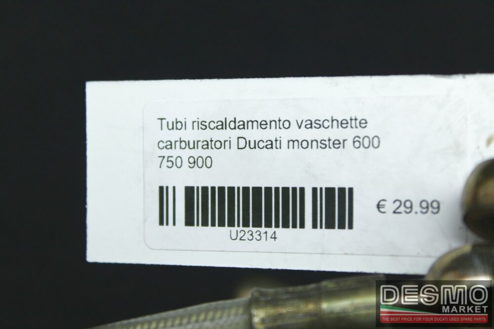 Tubi riscaldamento vaschette carburatori Ducati monster 600 750 900