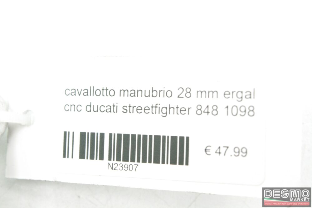 cavallotto manubrio 28 mm ergal cnc Ducati streetfighter 848 1098