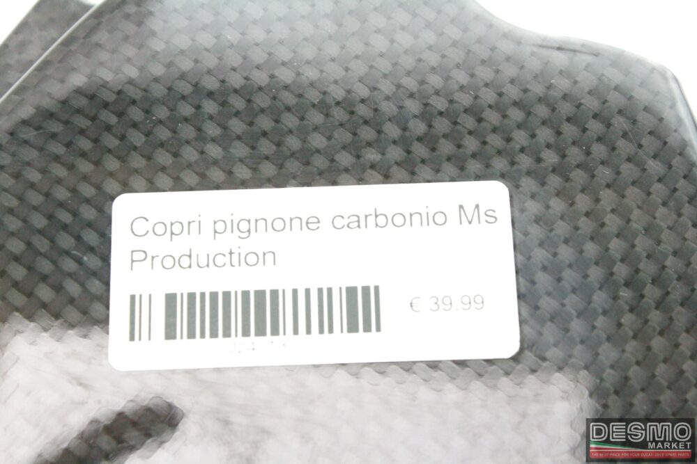 Copri pignone carbonio Ms Production