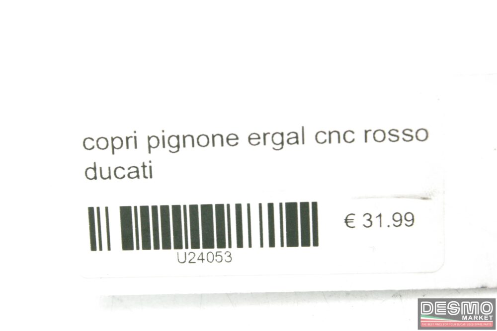 copri pignone ergal cnc rosso Ducati