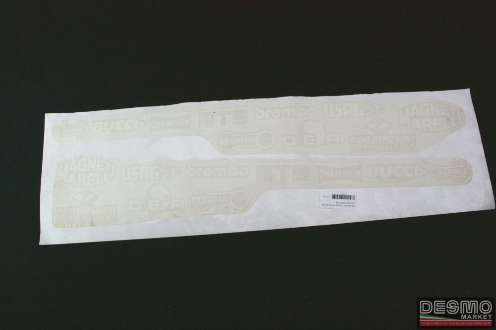 Sticker kit belly pan racing Ducati 748 916 996 998 - Image 2