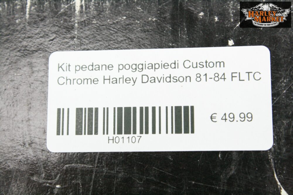 Kit pedane poggiapiedi Custom Chrome Harley Davidson 81-84 FLTC