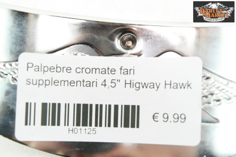 Palpebre cromate fari supplementari 4,5″ Higway Hawk