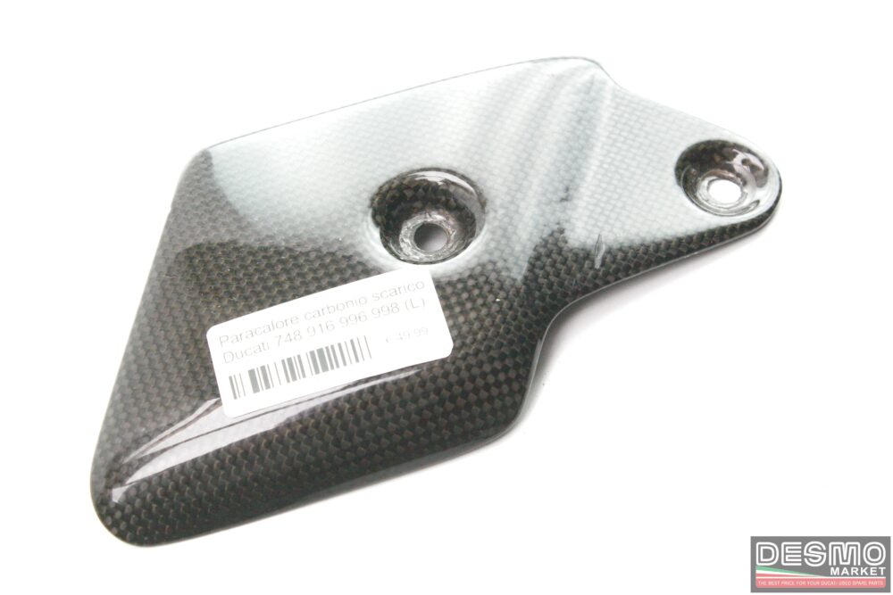 Paracalore carbonio scarico Ducati 748 916 996 998 (L)