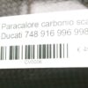 Paracalore carbonio scarico Ducati 748 916 996 998 (L)