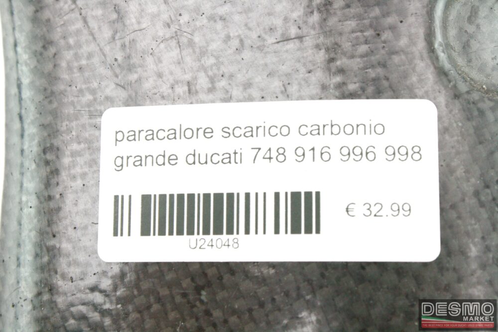 paracalore scarico carbonio grande Ducati 748 916 996 998