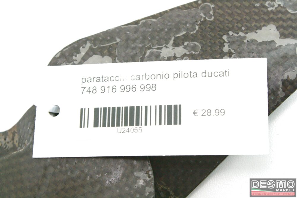 paratacchi carbonio pilota Ducati 748 916 996 998