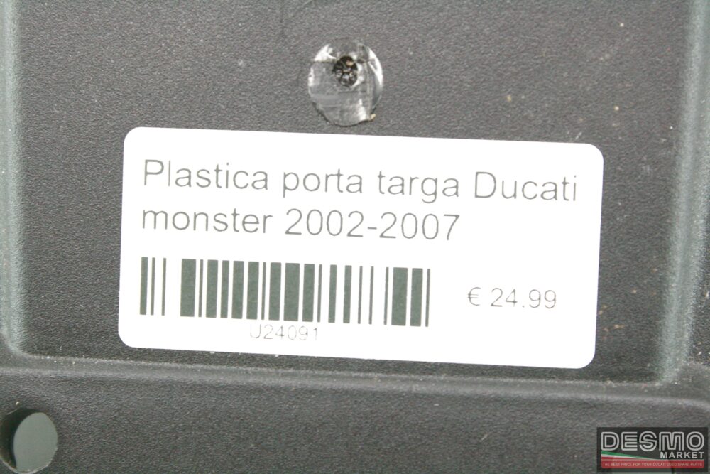 Plastica porta targa Ducati monster 2002-2007