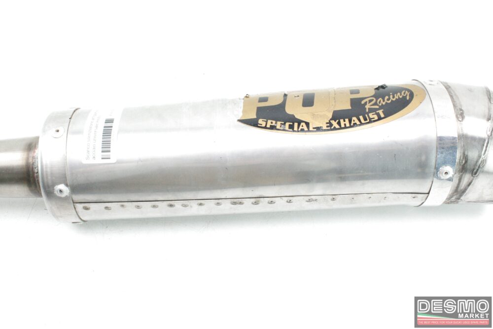 Scarico silenziatore artigianale acciaio universale moto