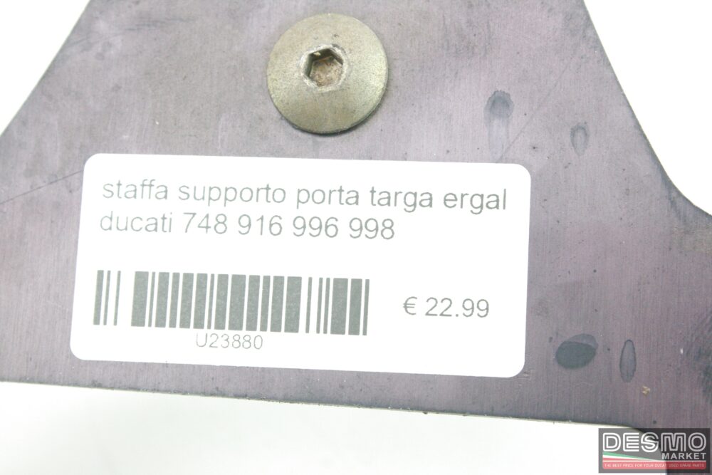staffa supporto porta targa ergal Ducati 748 916 996 998