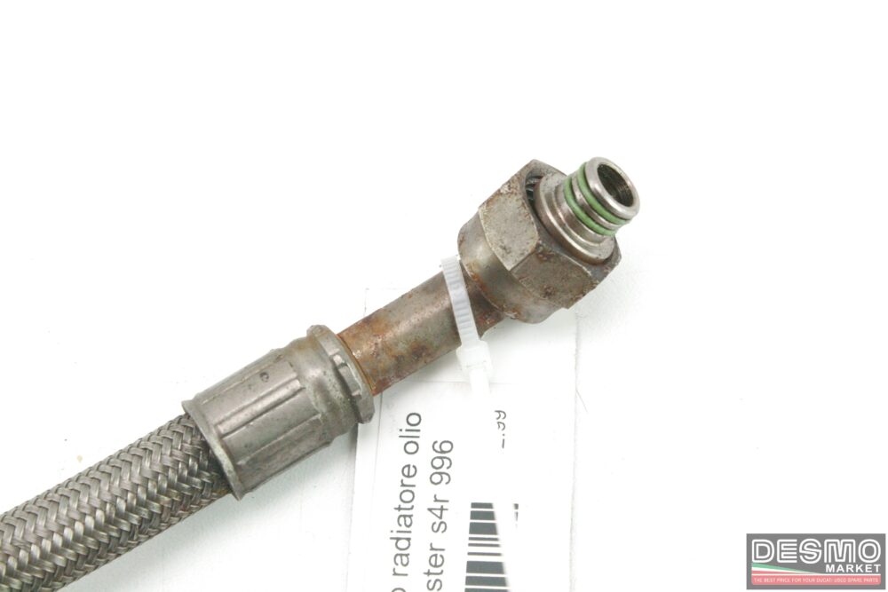 Oil cooler radiator return tube pipe line Ducati Monster s4r 996 - Image 2