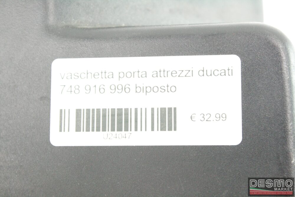 vaschetta porta attrezzi Ducati 748 916 996 biposto