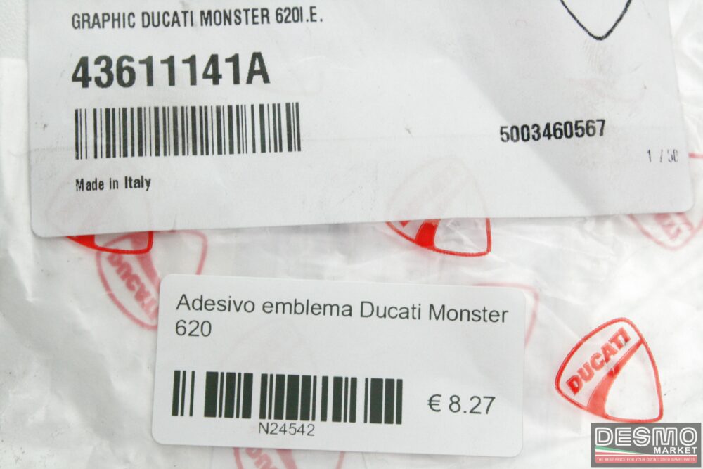 Adesivo emblema Ducati Monster 620