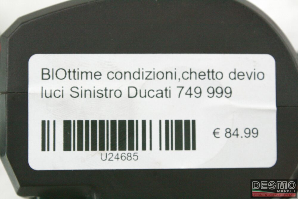 Blocchetto commutatore devio luci sinistro Ducati 749 999