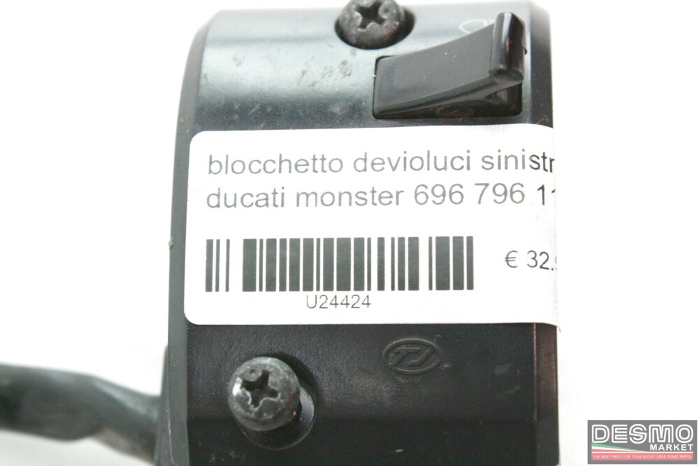 Blocchetto devioluci sinistro Ducati Monster 696 796 1100