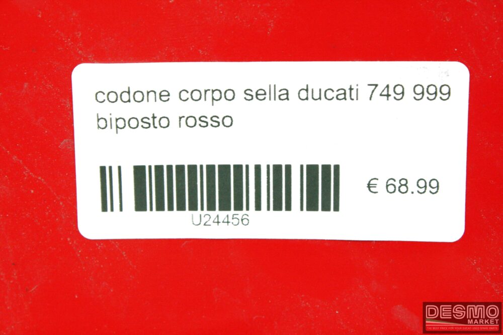 Codone corpo sella biposto rosso Ducati 749 999