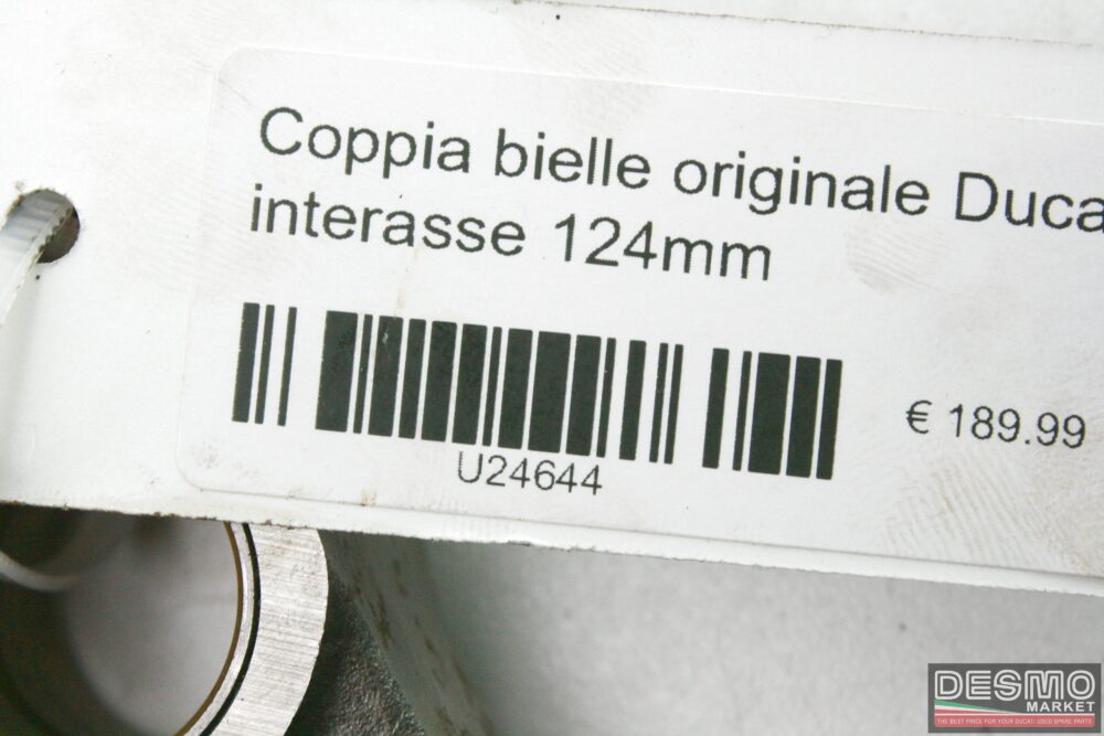 Coppia bielle originale Ducati interasse 124mm