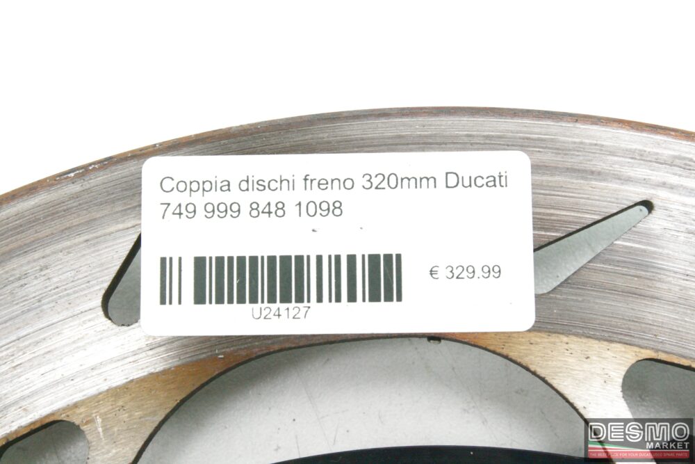 Coppia dischi freno 320mm Ducati 749 999 848 1098