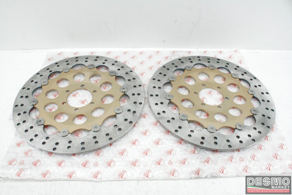 Pair of front brake discs Monster 400 600 750 900 851 888 916 - Image 3
