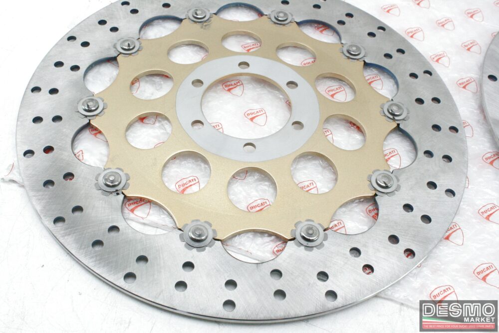 Pair of front brake discs Monster 400 600 750 900 851 888 916 - Image 4