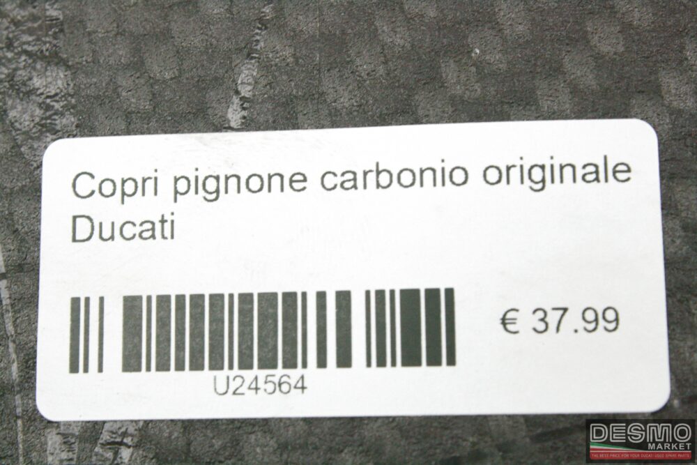 Copri pignone carbonio originale Ducati