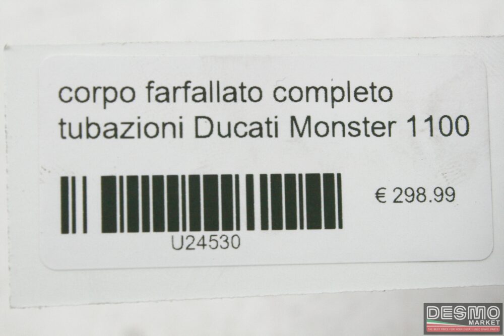 Corpo farfallato completo tubazioni Ducati Monster 1100