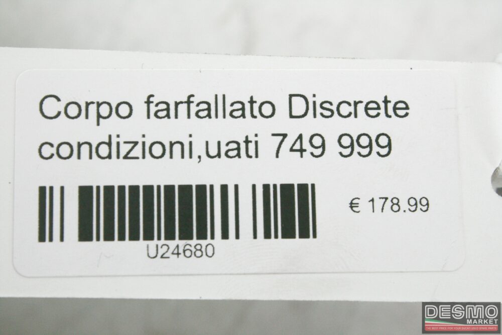 Corpo farfallato Ducati 749 999