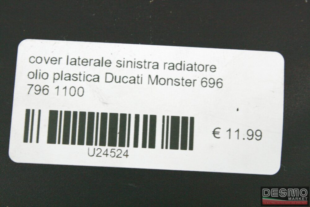 Cover sinistra radiatore olio plastica Ducati Monster 696 796 1100
