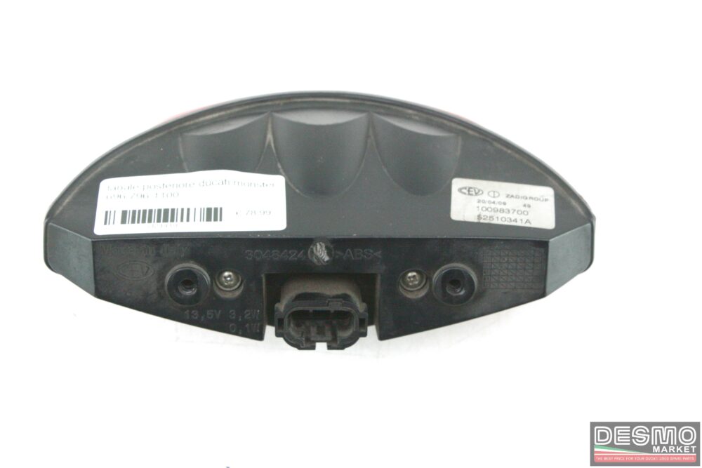 Rear stop taillight Ducati Monster 696 796 1100 - Image 3
