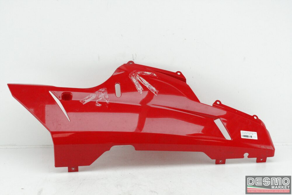 Low red right side fairing Ducati 848 1098 1198
