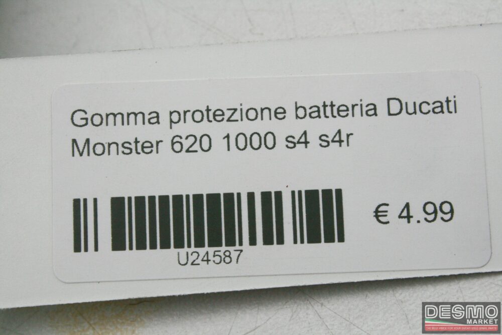 Gomma protezione batteria Ducati Monster 620 1000 s4 s4r